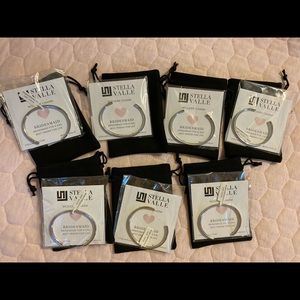 Stella Valle Silver Bridesmaid Bracelets. Brand New!